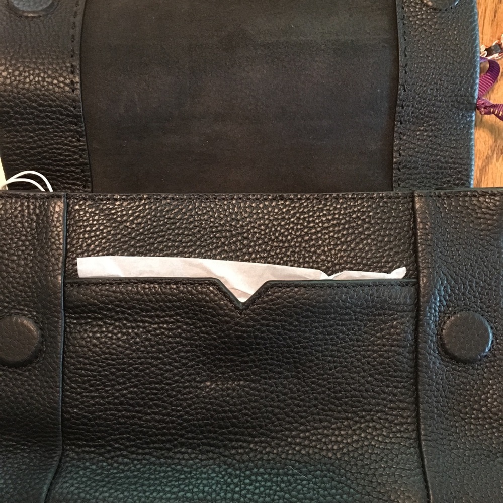 Ted Baker Parson Bag Soft Black Leather Purse - Picture 6 of 8